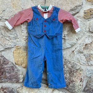 Vintage baby boy one piece outfit